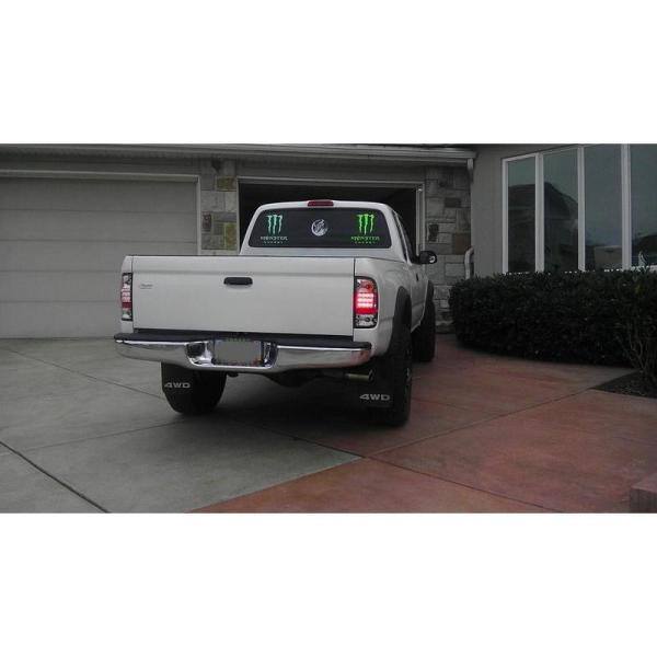 Spyder Auto Toyota Tacoma 01-04 LED Tail Lights - Red Clear - 5007872