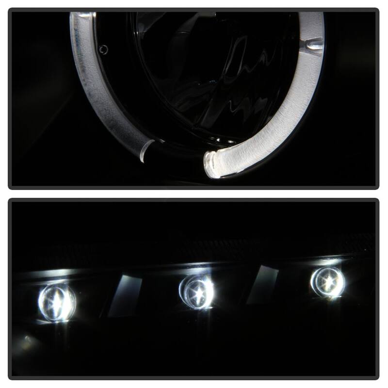 Spyder Auto Chevy Impala 06-13 / Chevy Monte Carlo 06-07 - Projector Headlights - LED Halo - LED ( Replaceable LEDs ) - Black Smk - 5078308