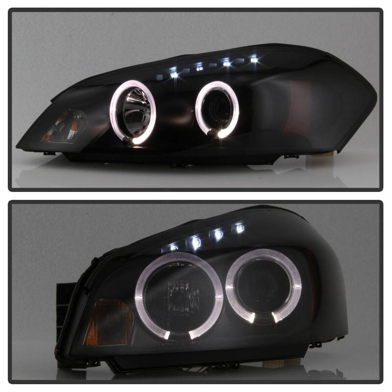 Spyder Auto Chevy Impala 06-13 / Chevy Monte Carlo 06-07 - Projector Headlights - LED Halo - LED ( Replaceable LEDs ) - Black Smk - 5078308