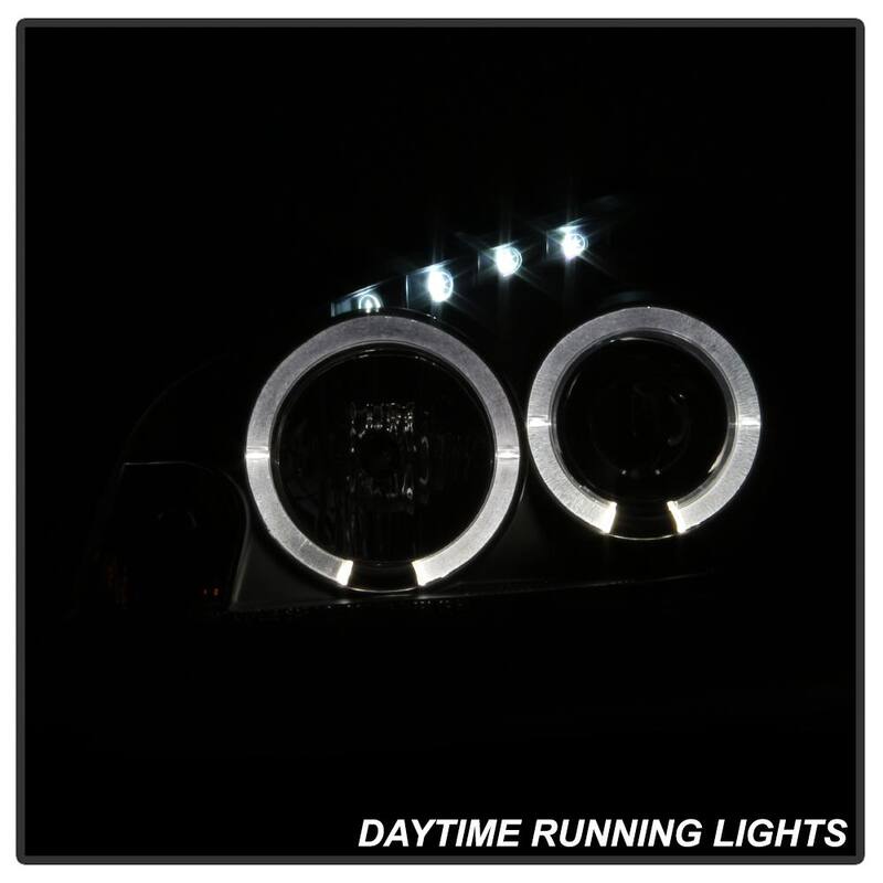 Spyder Auto Chevy Impala 06-13 / Chevy Monte Carlo 06-07 - Projector Headlights - LED Halo - LED ( Replaceable LEDs ) - Black Smk - 5078308