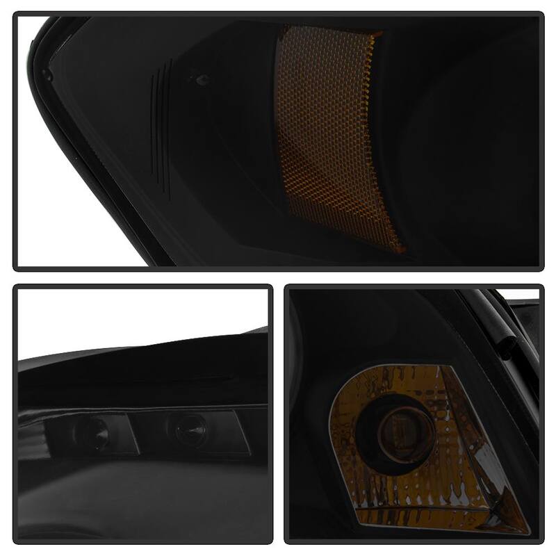 Spyder Auto Chevy Impala 06-13 / Chevy Monte Carlo 06-07 - Projector Headlights - LED Halo - LED ( Replaceable LEDs ) - Black Smk - 5078308