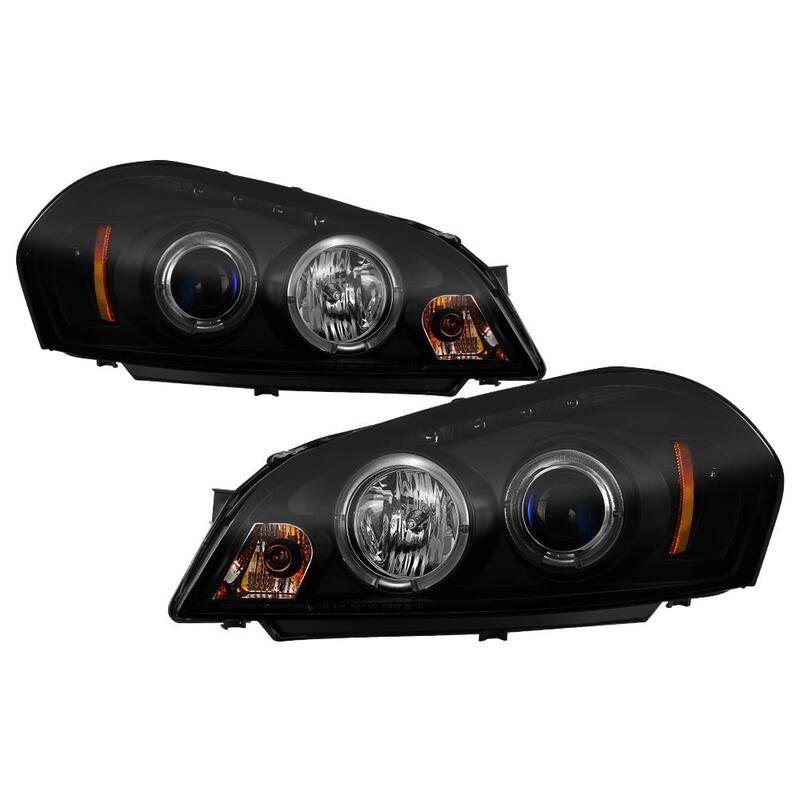 Spyder Auto Chevy Impala 06-13 / Chevy Monte Carlo 06-07 - Projector Headlights - LED Halo - LED ( Replaceable LEDs ) - Black Smk - 5078308
