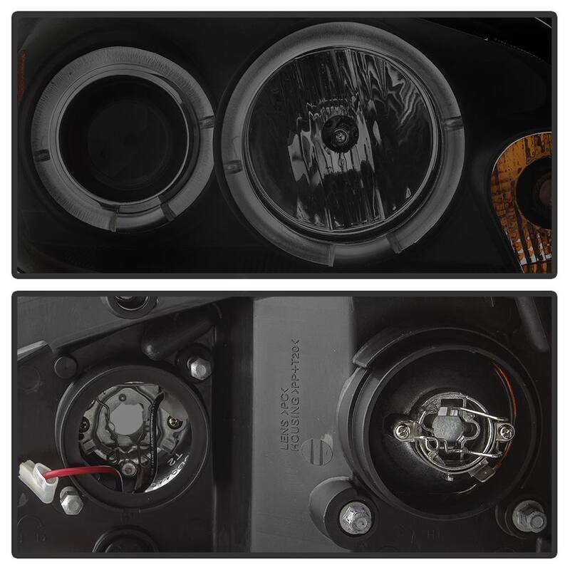 Spyder Auto Chevy Impala 06-13 / Chevy Monte Carlo 06-07 - Projector Headlights - LED Halo - LED ( Replaceable LEDs ) - Black Smk - 5078308