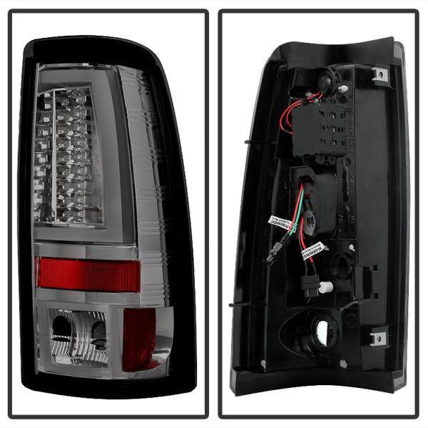 Spyder Auto Chevy Silverado 1500/2500 03-06 and 2007 Silverado Classic ( Doesn't fit Stepside ) Version 2 LED Tail Lights - Smoke - 5081940