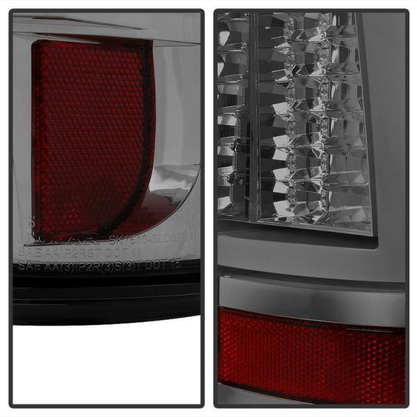 Spyder Auto Chevy Silverado 1500/2500 03-06 and 2007 Silverado Classic ( Doesn't fit Stepside ) Version 2 LED Tail Lights - Smoke - 5081940