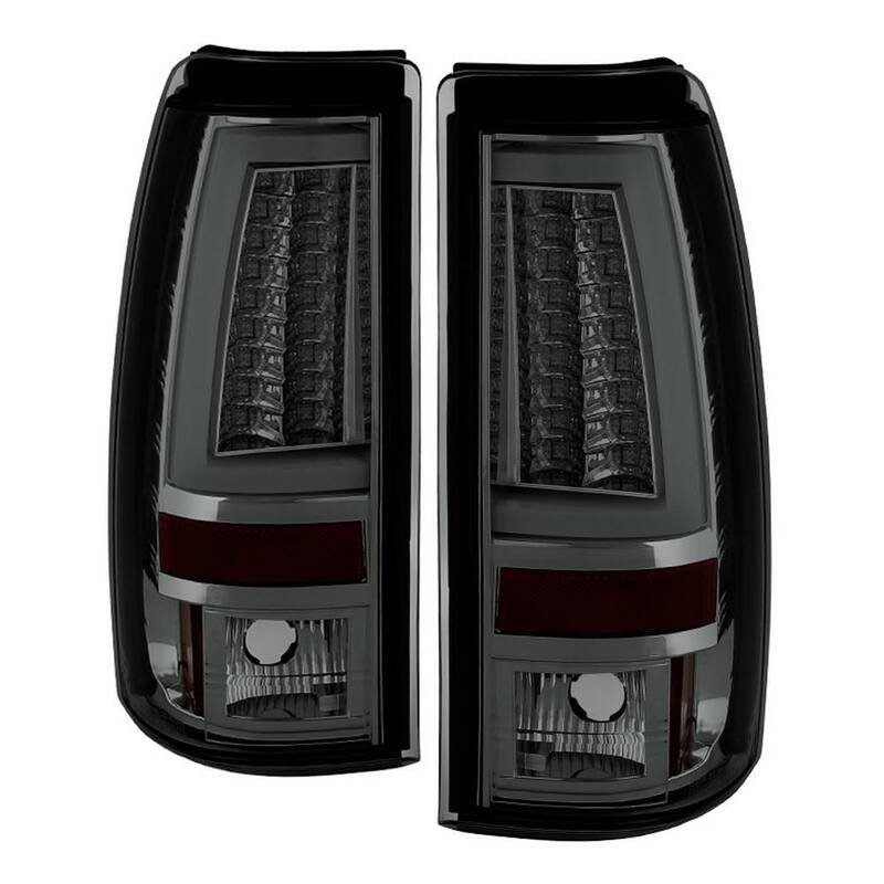 Spyder Auto Chevy Silverado 1500/2500 03-06 and 2007 Silverado Classic ( Doesn't fit Stepside ) Version 2 LED Tail Lights - Smoke - 5081940