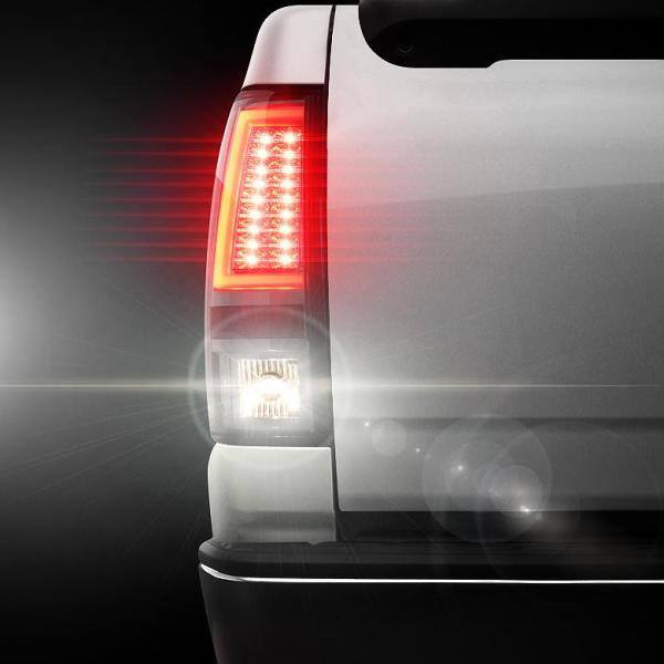Spyder Auto Chevy Silverado 1500/2500 03-06 and 2007 Silverado Classic ( Doesn't fit Stepside ) Version 2 LED Tail Lights - Smoke - 5081940