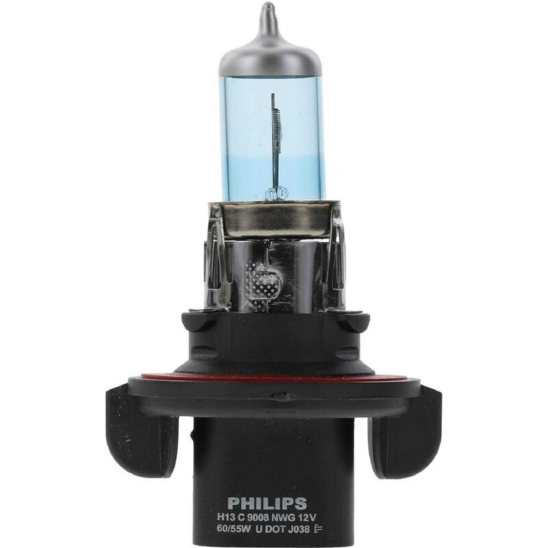 Philips CrystalVision Platinum 9008 White Headlight/Fog Light (2-Pack) - 9008CVPS2