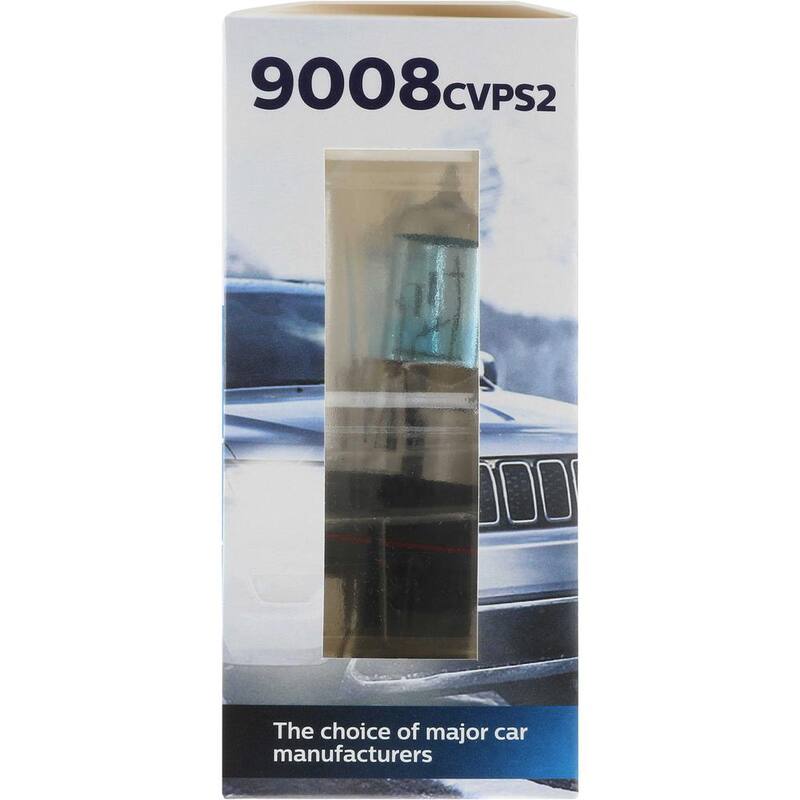 Philips CrystalVision Platinum 9008 White Headlight/Fog Light (2-Pack) - 9008CVPS2