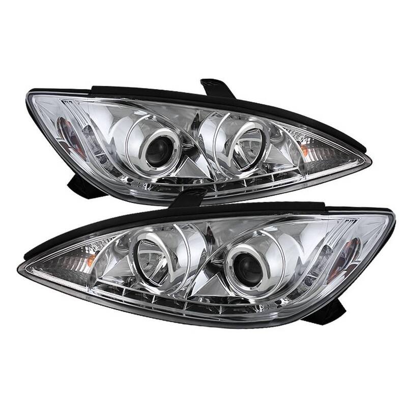 Spyder Auto Toyota Camry 02-06 Projector Headlights - DRL - Chrome - High H1 (Included) - Low H1 (Included) - 5042781