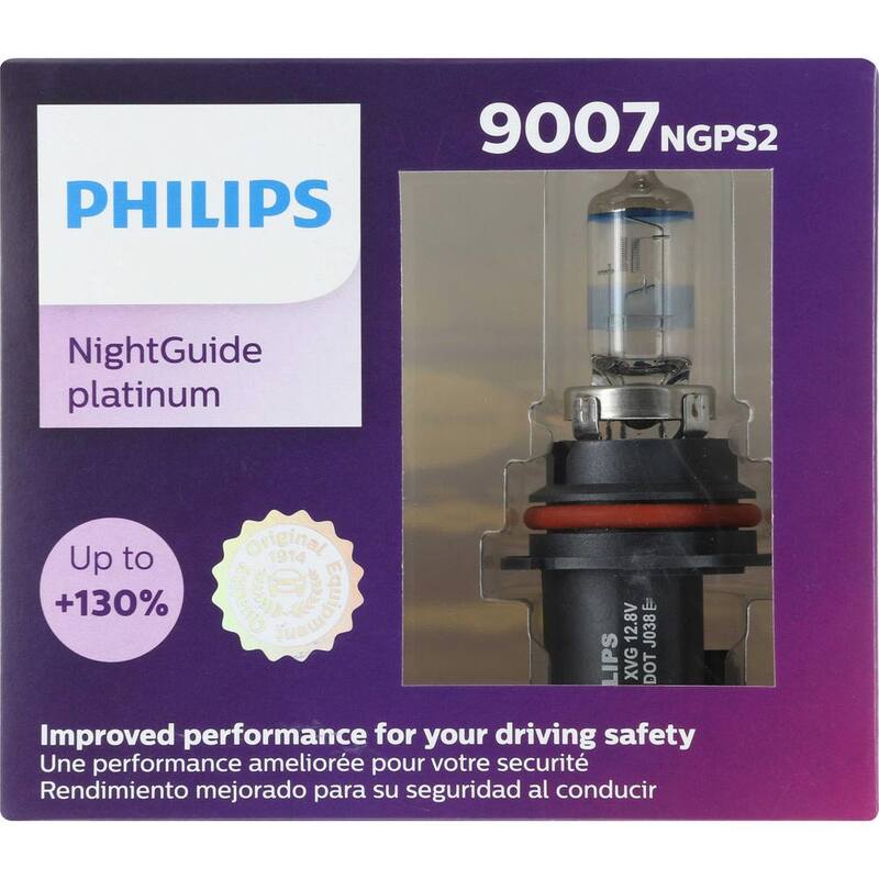 Philips Nightguide Platinum 9007 Headlight/Fog Light (2-Pack) - 9007NGPS2