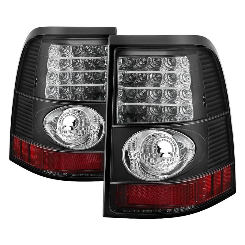 Spyder Auto Ford Explorer 4Dr (Except Sport Trac) 02-05 LED Tail Lights - Black - 5002952