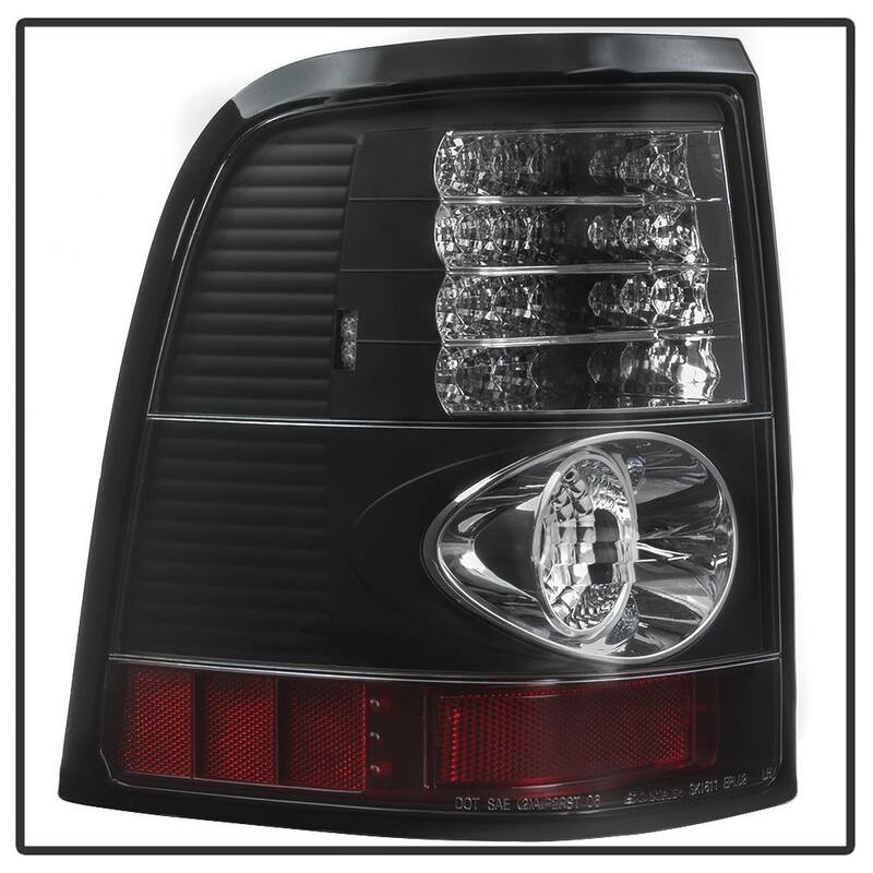Spyder Auto Ford Explorer 4Dr (Except Sport Trac) 02-05 LED Tail Lights - Black - 5002952
