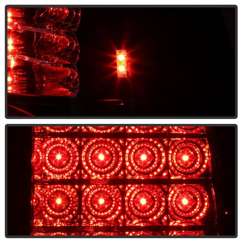 Spyder Auto Ford Explorer 4Dr (Except Sport Trac) 02-05 LED Tail Lights - Black - 5002952