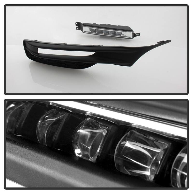 Spyder Auto Honda Accord Sedan 2016-2017 OEM LED Fog Lights W/Switch- Clear - 5083050