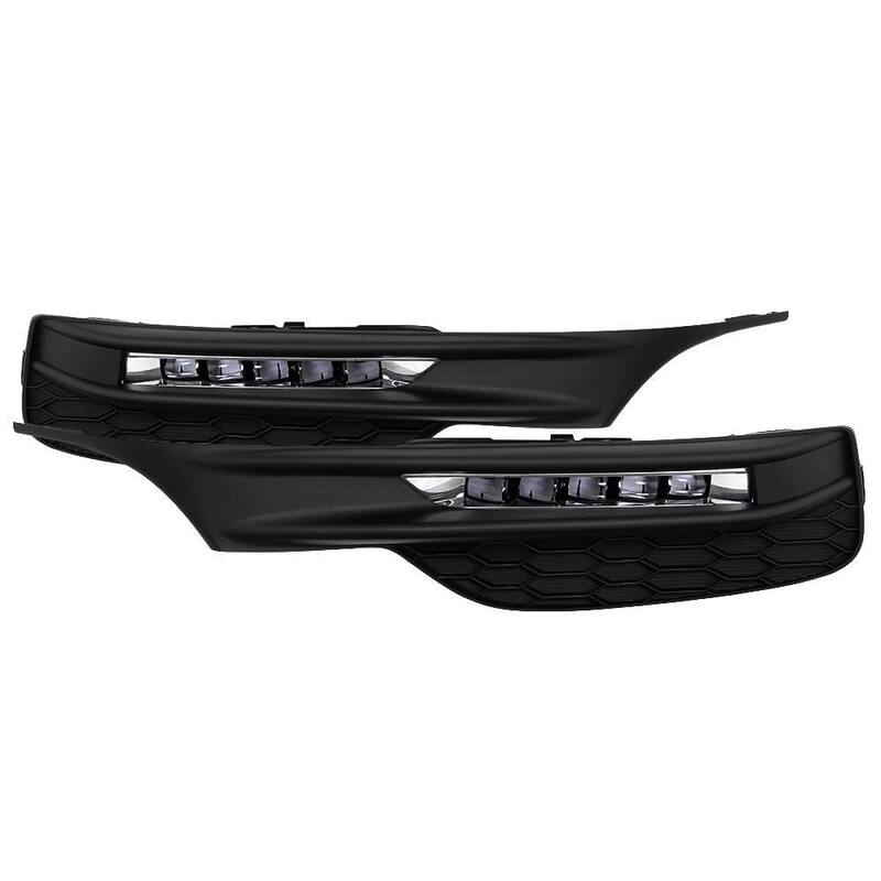 Spyder Auto Honda Accord Sedan 2016-2017 OEM LED Fog Lights W/Switch- Clear - 5083050