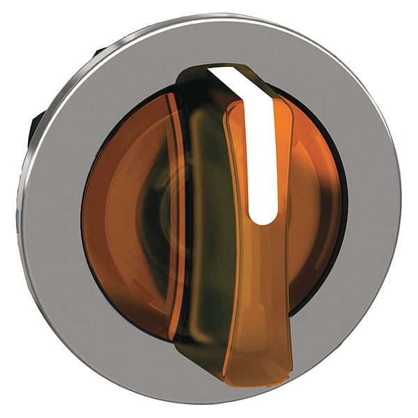 Schneider Electric ShortHandSelectSwtch, Iluminado, Naranja, 3 Posiciones, 30mm - ZB4FK1753