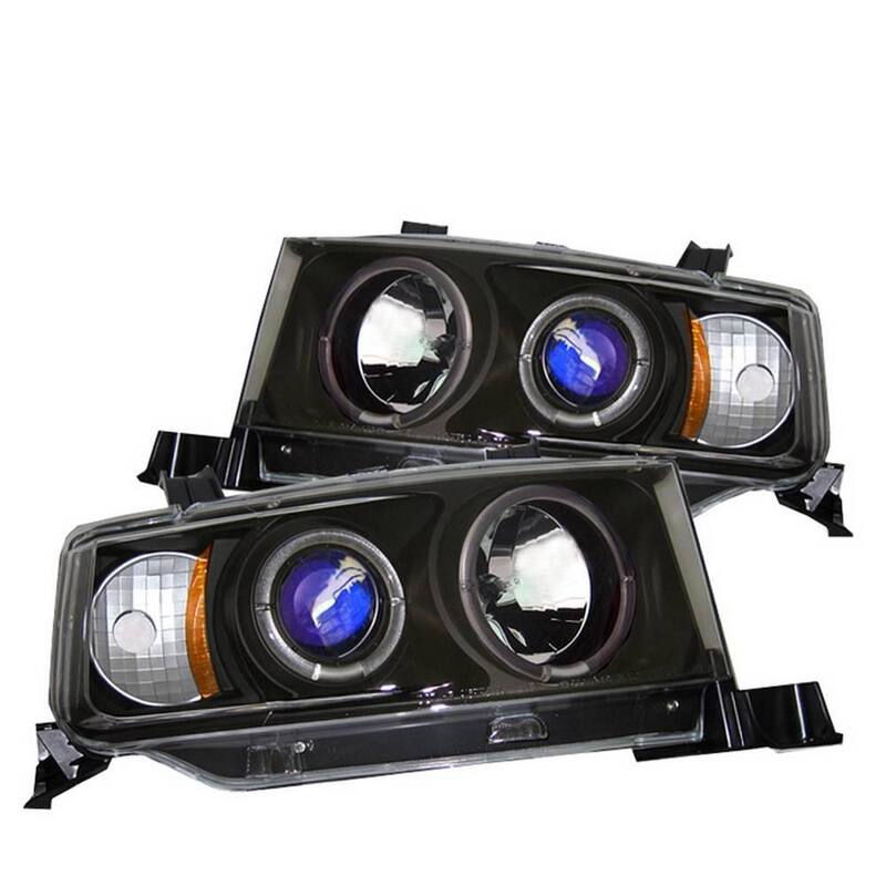 Spyder Auto Scion XB 03-07 Projector Headlights - LED Halo - Black - High H1 (Included) - Low 9006 (Included) - 5011893