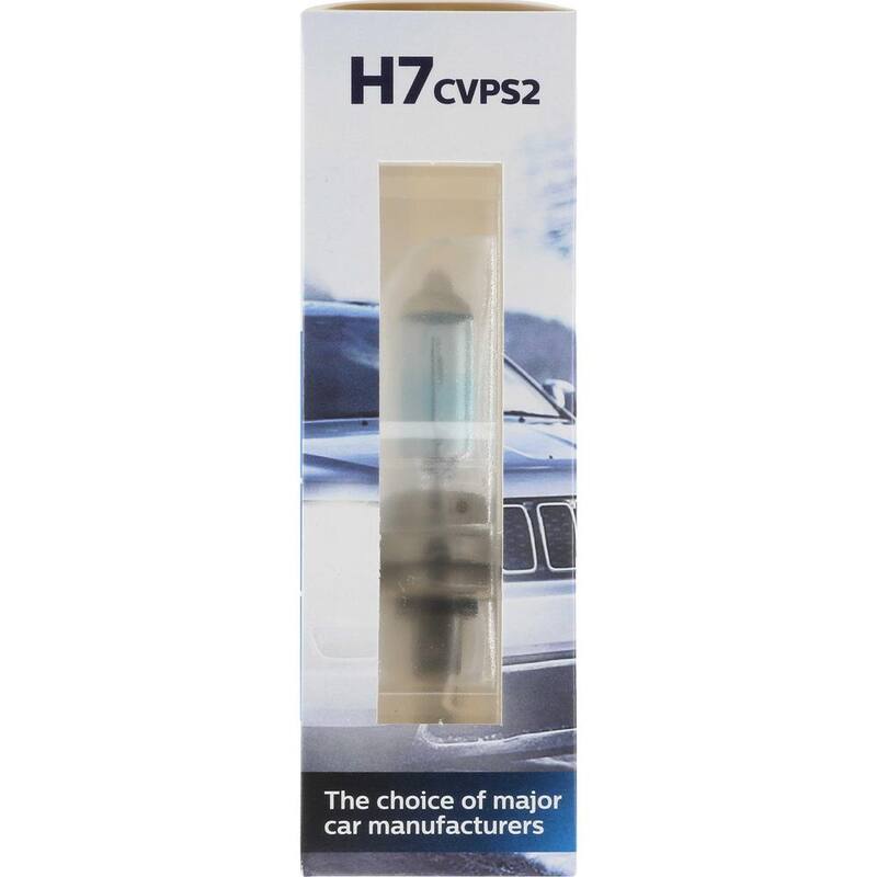 Philips CrystalVision Platinum H7 Headlight/Fog Light (2-Pack) - H7CVPS2