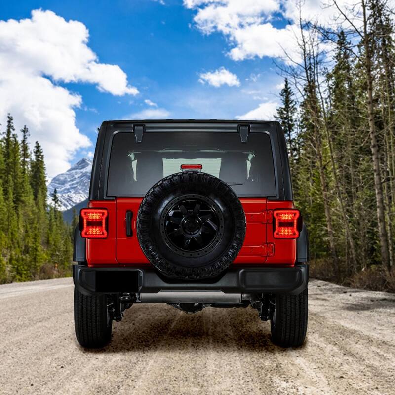 AMERICAN MODIFIED LED Tail Lights for 2018-2019 Jeep Wranglers, Pair - AMJPCA03302