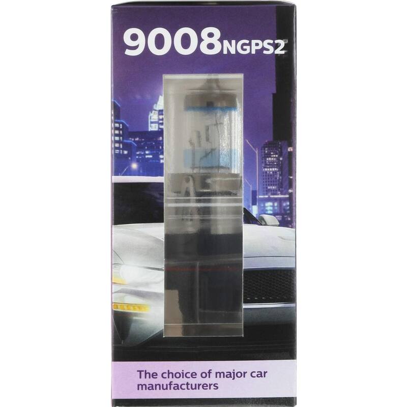 Philips NightGuide Platinum 9008 White Headlight/Fog Light (2-Pack) - 9008NGPS2