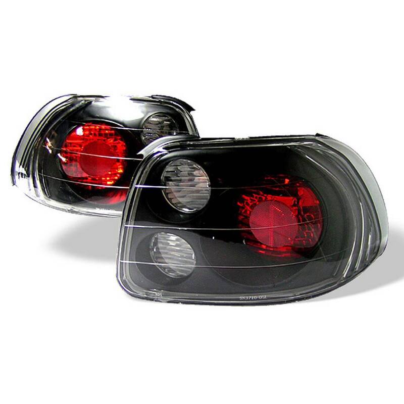 Spyder Auto Honda Del Sol 93-97 Euro Style Tail Lights - Black - 5005168