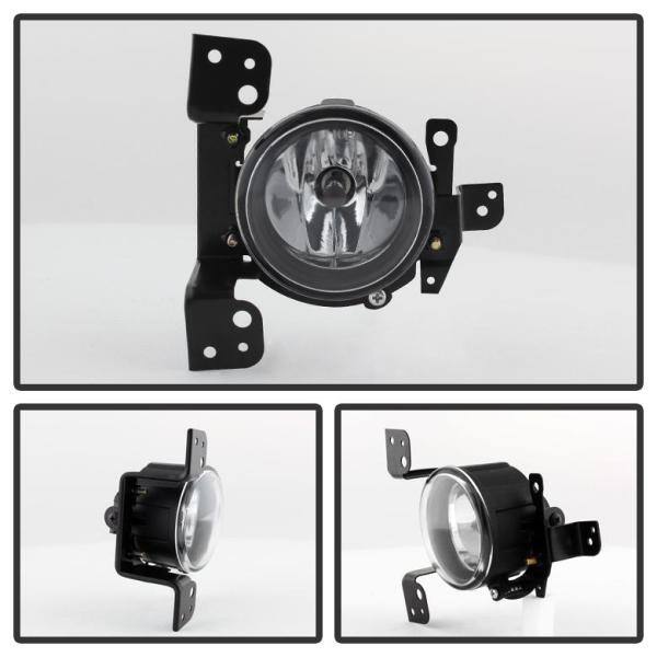 Spyder Auto Mitsubishi Mirage 2014-2015 OEM Fog Lights w/Switch - Clear - 5077769