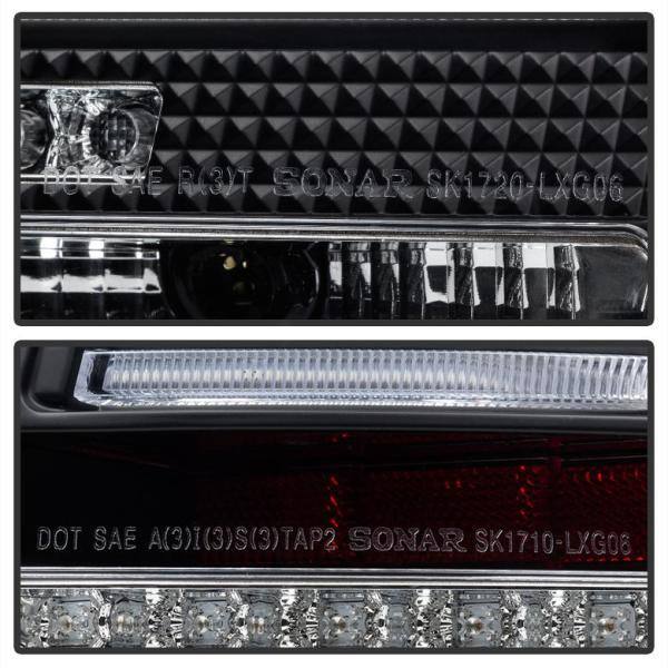Spyder Auto Lexus GS 350 07-11 LED Tail Lights - Black - 5082596