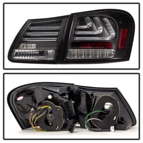 Spyder Auto Lexus GS 350 07-11 LED Tail Lights - Black - 5082596