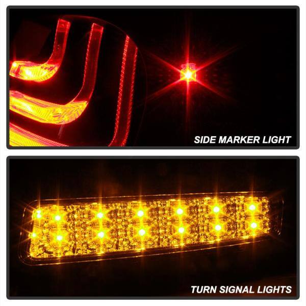 Spyder Auto Lexus GS 350 07-11 LED Tail Lights - Black - 5082596