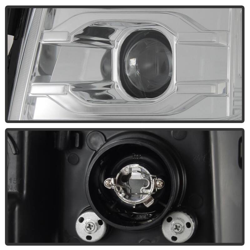 Spyder Auto Chevy Silverado 1500 07-13 / 2500HD/3500HD 07-14 Version 3 Projector Headlights - LED DRL - Chrome - 5083616