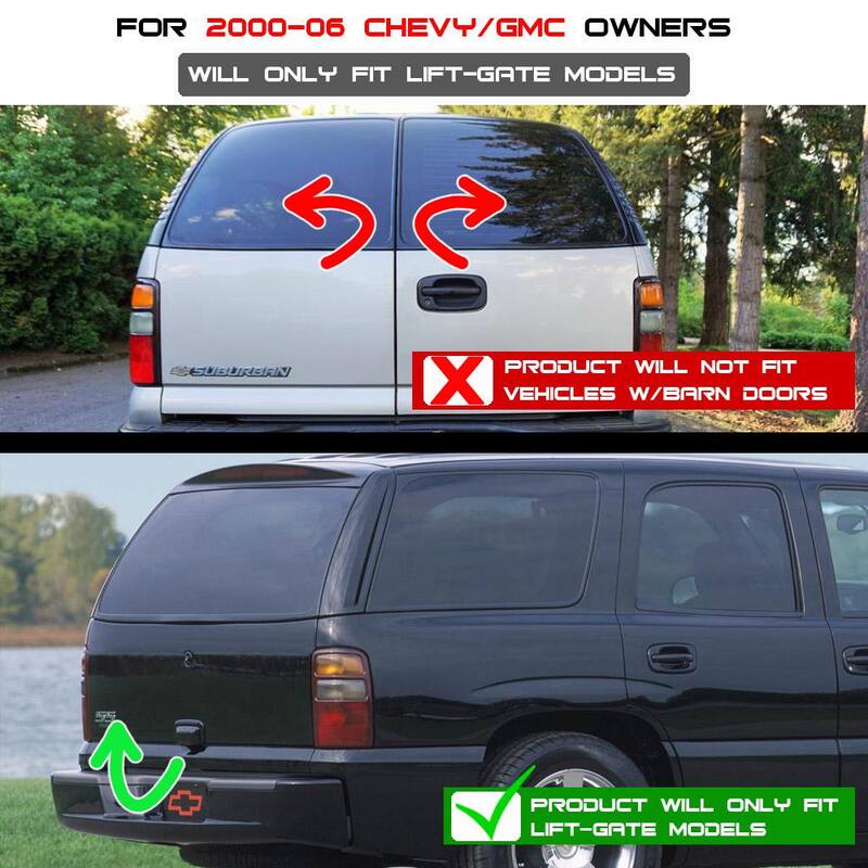 Spyder Auto Chevy Suburban/Tahoe 1500/2500 00-06 / GMC Yukon/Yukon XL 00-06 LED Tail Lights - Red Clear - 5001542