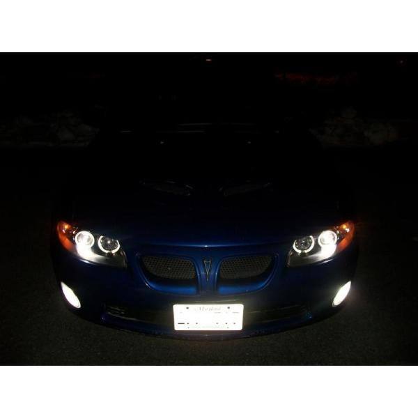 Spyder Auto Pontiac GTO 04-06 Projector Headlights - LED Halo - LED ( Replaceable LEDs ) - Black - 5011749