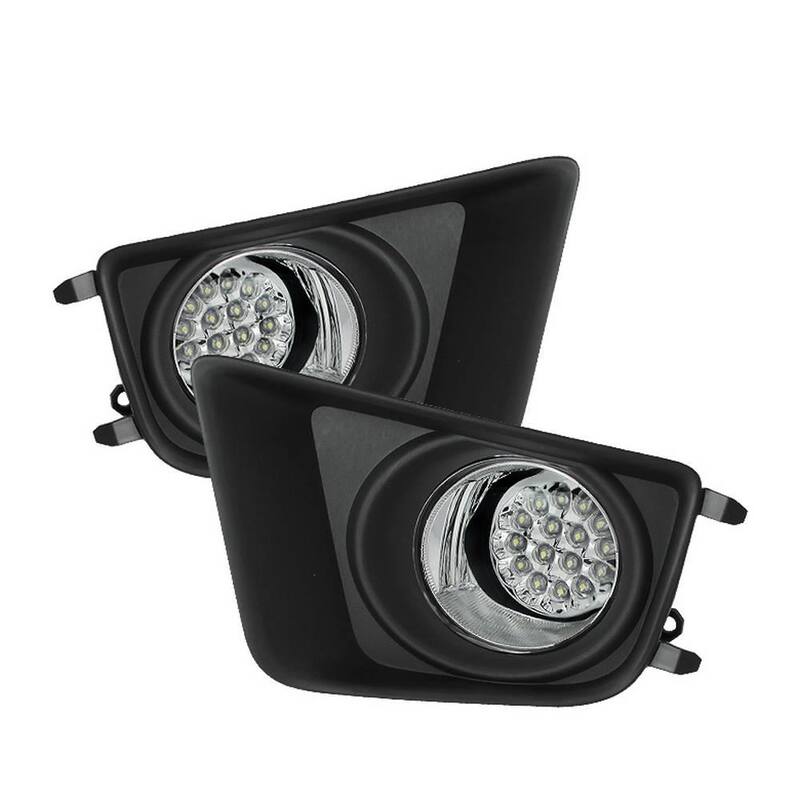 Spyder Auto Toyota Tacoma 2012-2015 LED Fog Lights w/Switch - Clear - 5075154