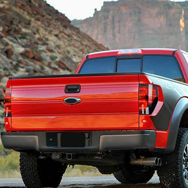 AMERICAN MODIFIED Smoked LED Tail Lights with Turn Signal for 09-14 Ford F150 - AMFMAC00203