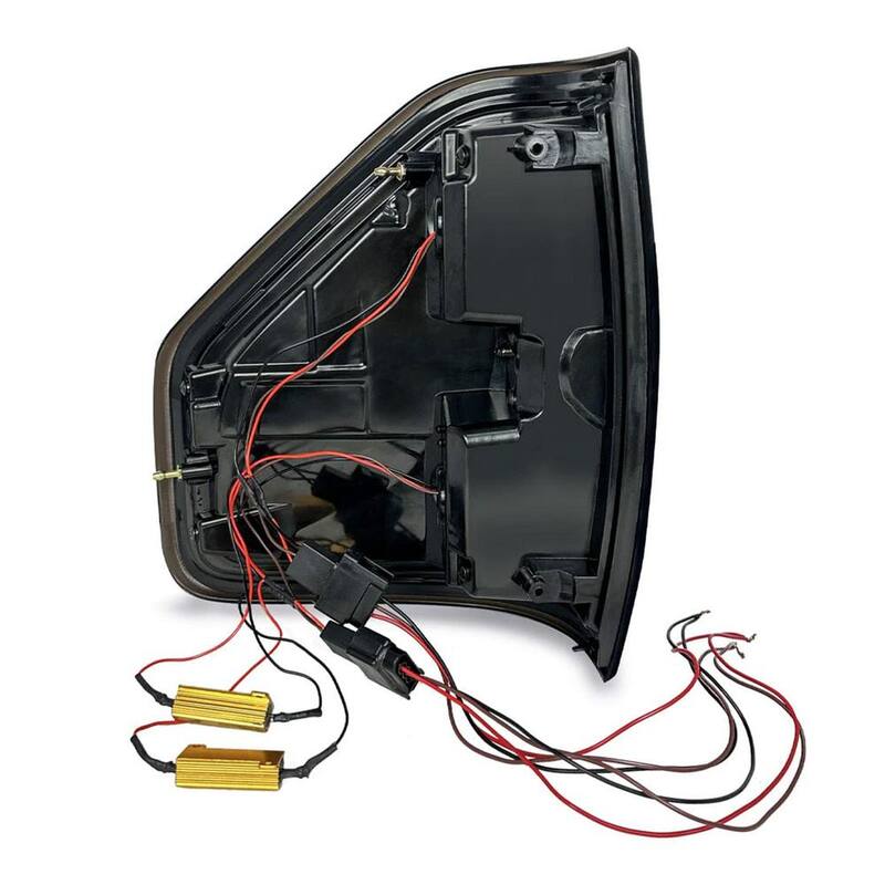 AMERICAN MODIFIED Smoked LED Tail Lights with Turn Signal for 09-14 Ford F150 - AMFMAC00203