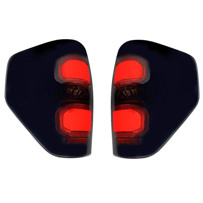 AMERICAN MODIFIED Smoked LED Tail Lights with Turn Signal for 09-14 Ford F150 - AMFMAC00203