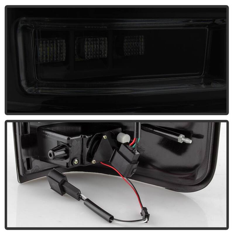 Spyder Auto Ford F150 Styleside 04-08 (Not Fit Heritage & SVT) Version 2 Light Bar LED Tail Lights - Black Smoke - 5084187