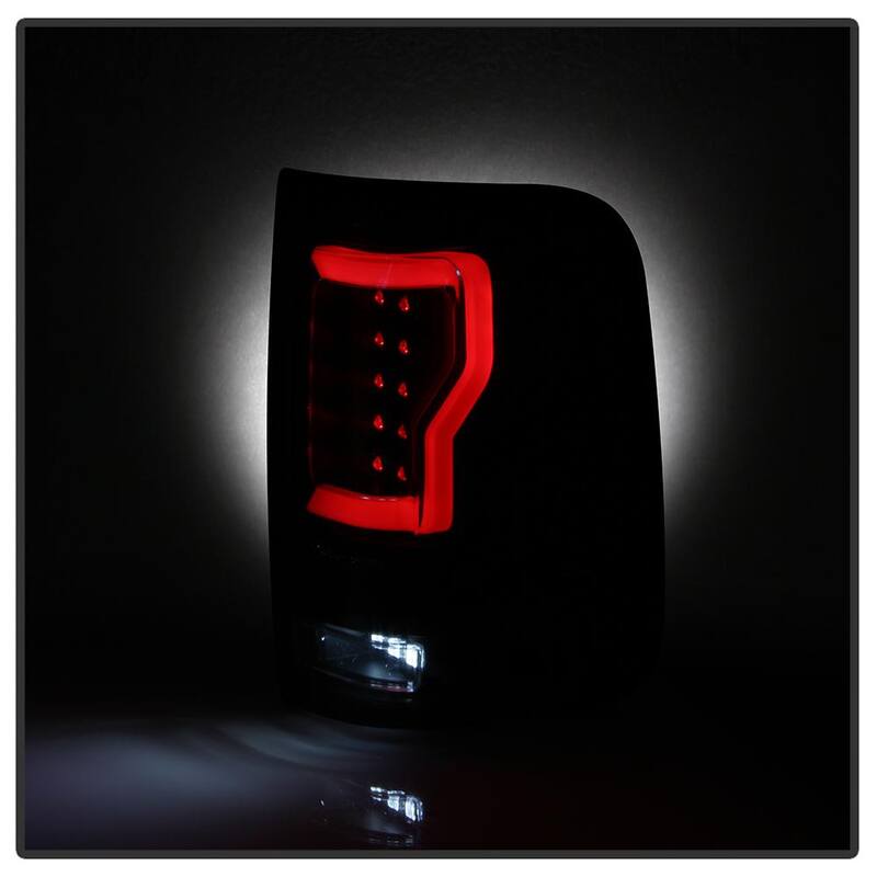 Spyder Auto Ford F150 Styleside 04-08 (Not Fit Heritage & SVT) Version 2 Light Bar LED Tail Lights - Black Smoke - 5084187