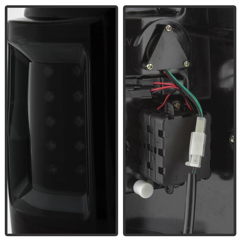 Spyder Auto Ford F150 Styleside 04-08 (Not Fit Heritage & SVT) Version 2 Light Bar LED Tail Lights - Black Smoke - 5084187
