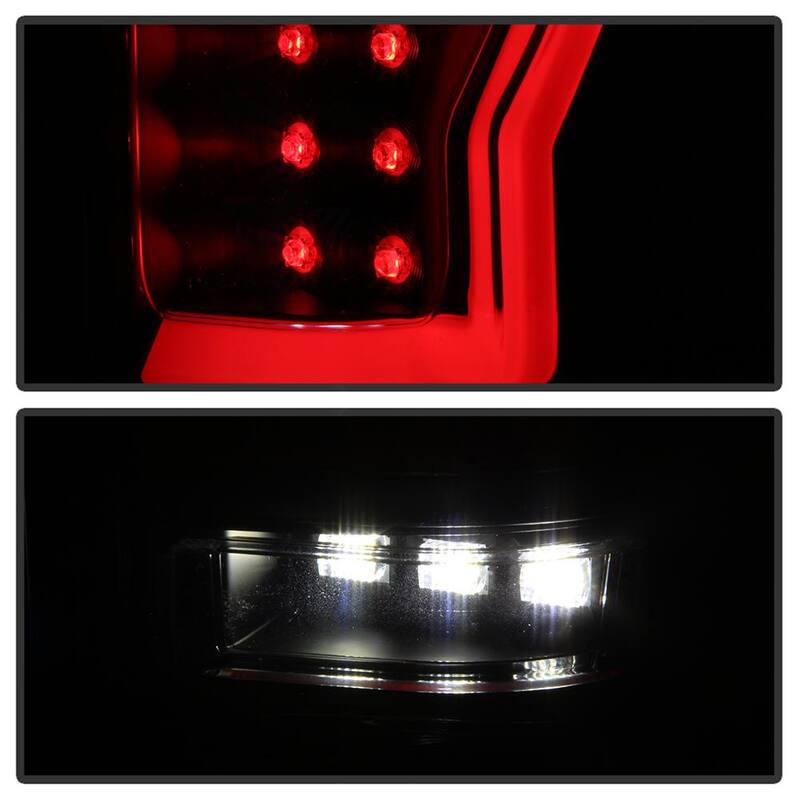 Spyder Auto Ford F150 Styleside 04-08 (Not Fit Heritage & SVT) Version 2 Light Bar LED Tail Lights - Black Smoke - 5084187