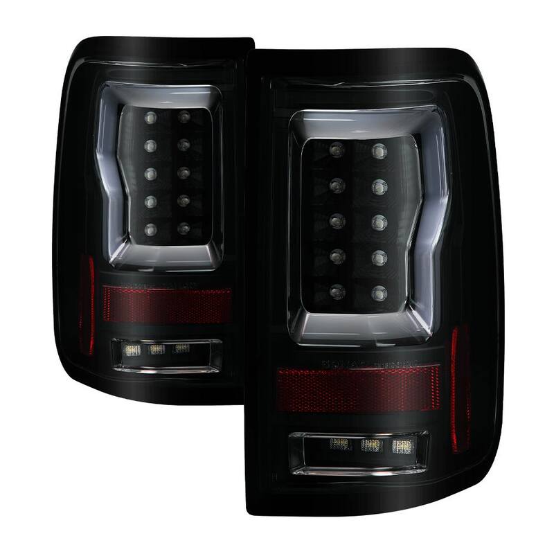 Spyder Auto Ford F150 Styleside 04-08 (Not Fit Heritage & SVT) Version 2 Light Bar LED Tail Lights - Black Smoke - 5084187