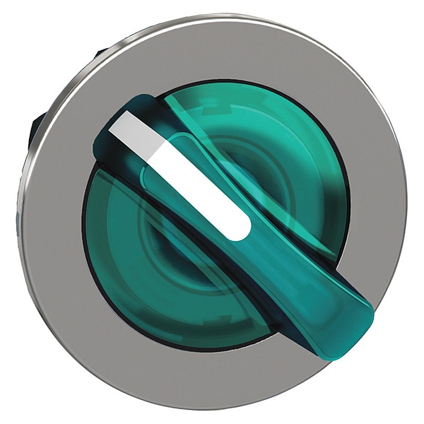 Schneider Electric ShortHandSelectSwtch, Iluminado, Verde, 2 Posiciones, 30mm - ZB4FK1433