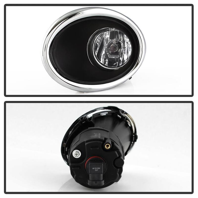 Spyder Auto Nissan Rogue 2017-2018 Sport Models Only OEM Fog Lights w/Switch - Clear - 5084934