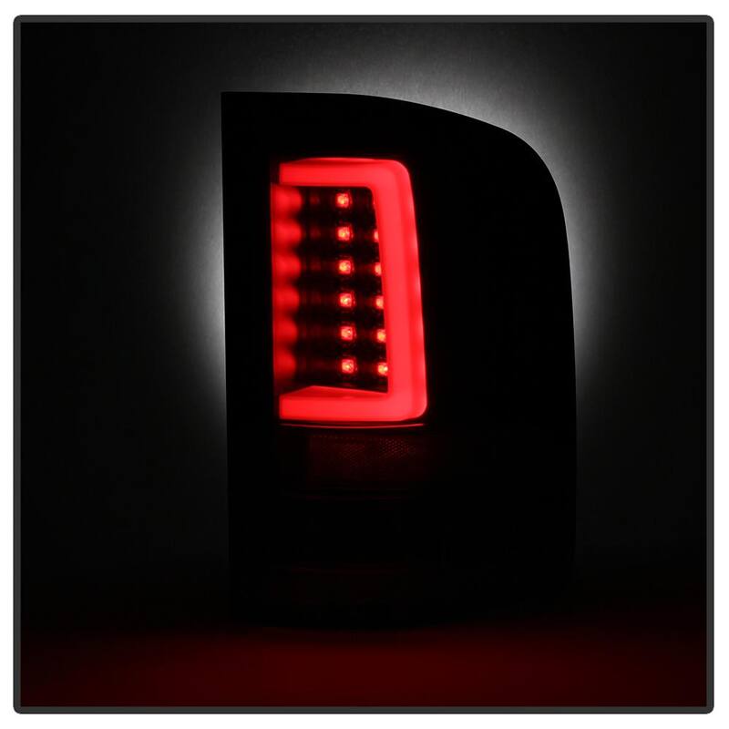 Spyder Auto Chevy Silverado 07-13(Doesn't fit 2010 Model With Dual Reverse Socket 921 Bulb)Version 3 Light Bar LED Tail Light-Black - 5084088