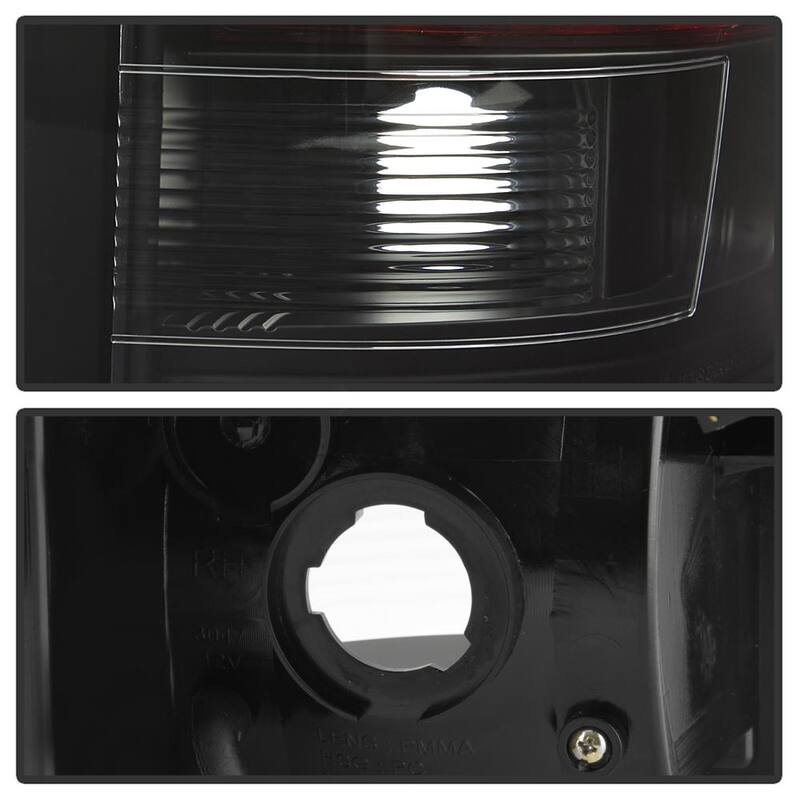 Spyder Auto Chevy Silverado 07-13(Doesn't fit 2010 Model With Dual Reverse Socket 921 Bulb)Version 3 Light Bar LED Tail Light-Black - 5084088