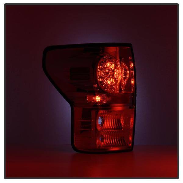 Spyder Auto Toyota Tundra 07-13 LED Tail lights - Red Clear - 5029607