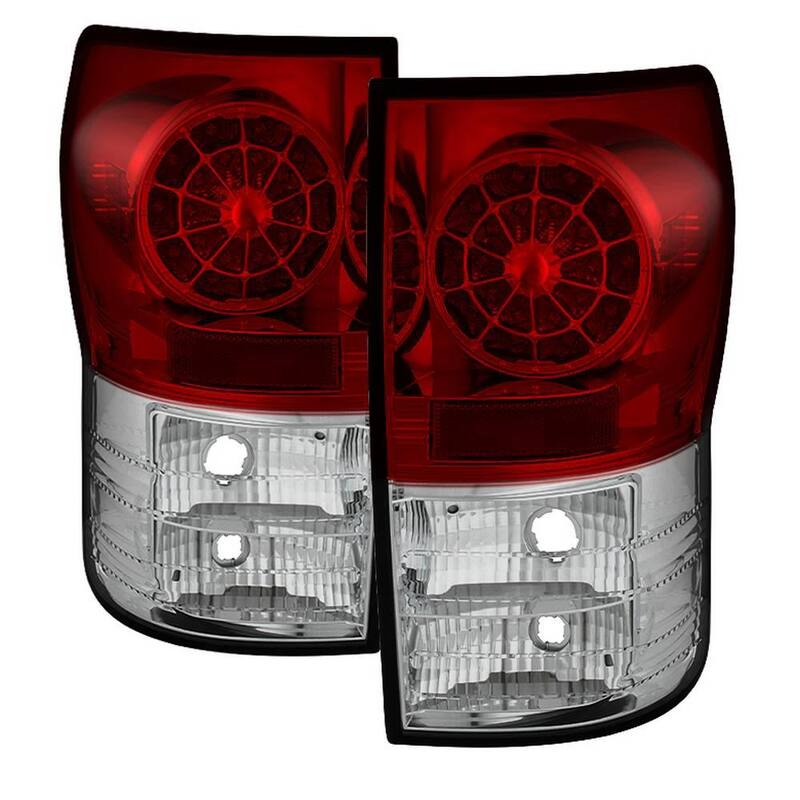 Spyder Auto Toyota Tundra 07-13 LED Tail lights - Red Clear - 5029607