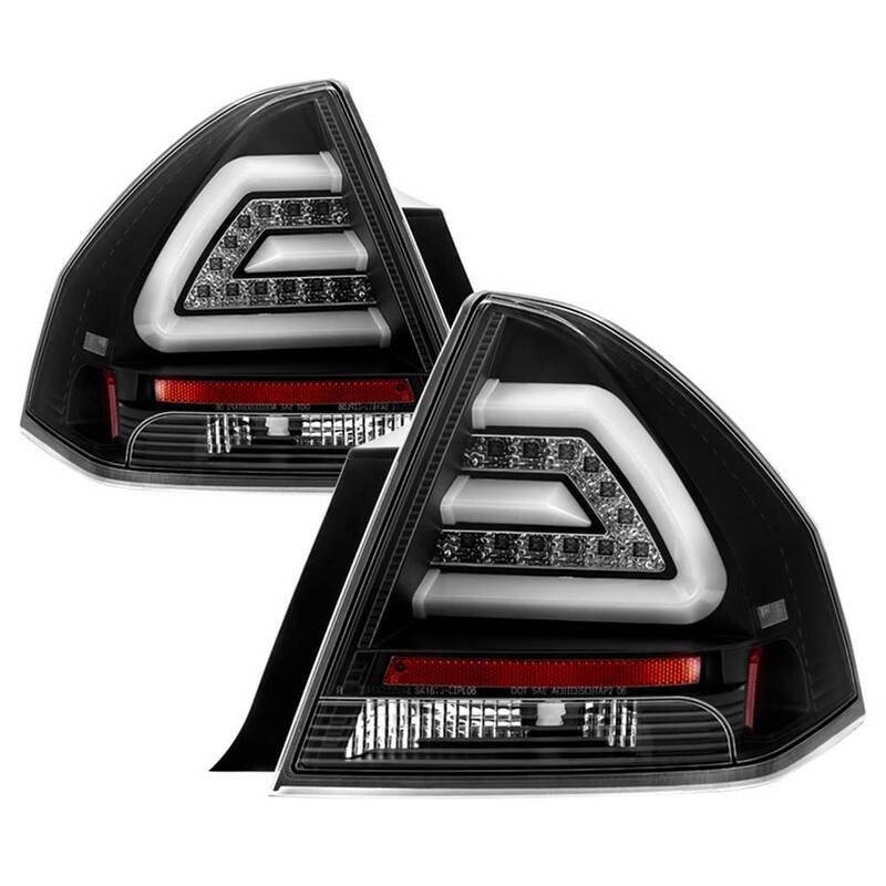 Spyder Auto Chevy Impala 06-13 Impala Limiited 14-16 LED Tail Lights - Black - 5076380