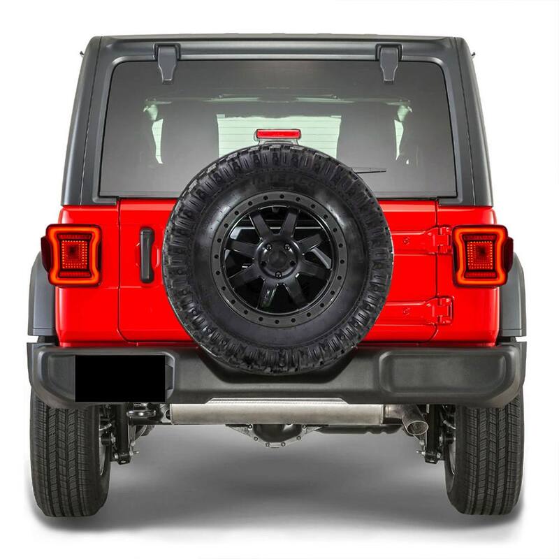 AMERICAN MODIFIED Red Lens V2 Tunnel Tail Lights for 2018-2020 Jeep Wrangler JL - AMJPCA03305